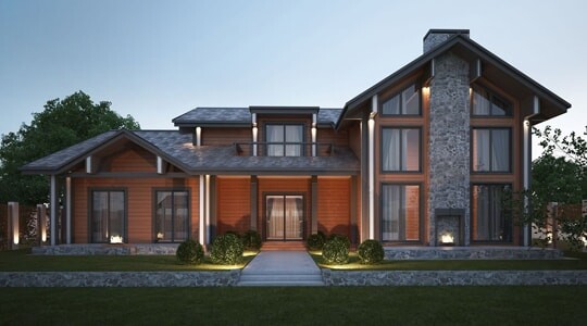 Строительство дома в стиле «Шале» в Алматы профессиональные проекты