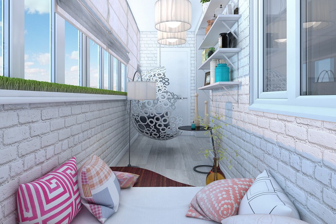 Дизайн-проект полов на балконе или лоджии