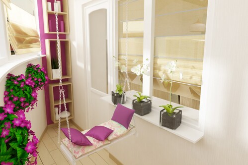 Дизайн-проект балкона или лоджии в Алматы-2