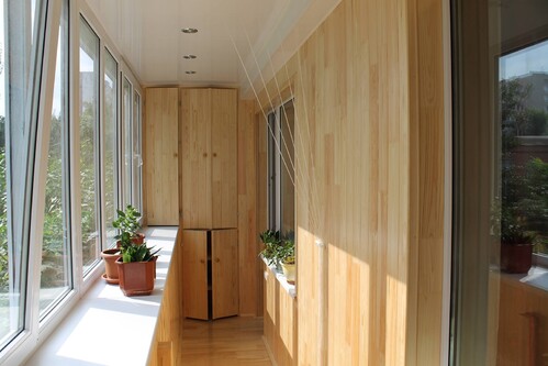 Дизайн-проект балкона или лоджии в Алматы-5