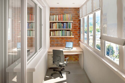 Дизайн-проект балкона или лоджии в Алматы-6