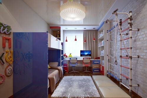 Дизайн-проект детской комнаты для мальчика в Алматы-3