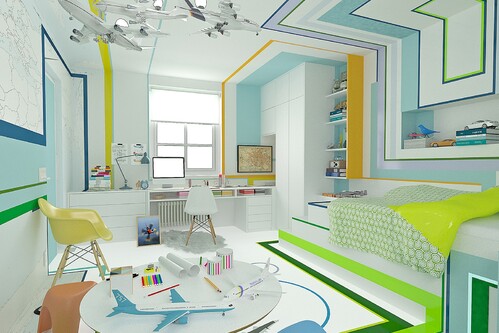 Дизайн-проект детской комнаты для мальчика в Алматы-1