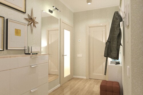 Дизайн-проект прихожей и коридора в Алматы-1