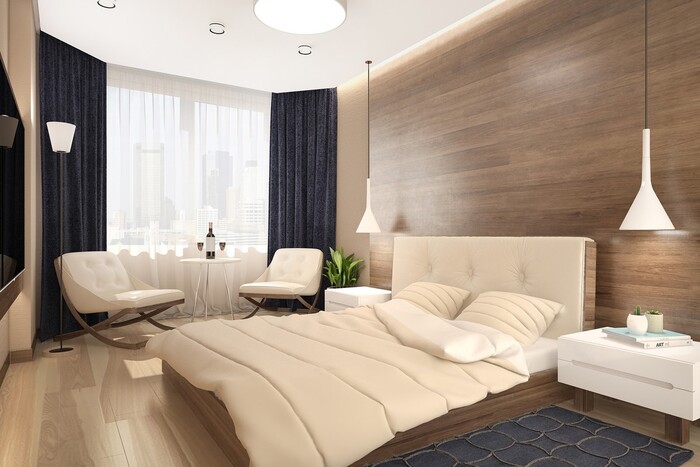 Дизайн-проект спальни: полы-2