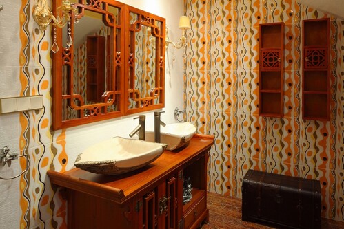 Дизайн-проект ванной комнаты в этническом стиле-4