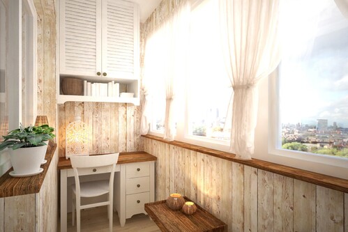 Дизайн-проект балкона или лоджии в Астане-3