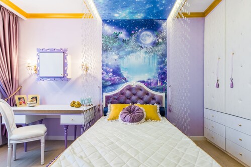 Дизайн-проект детской комнаты для девочки в Астане-2