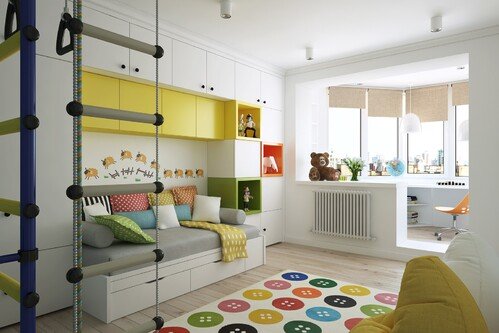 Дизайн-проект детской комнаты для девочки в Астане-4