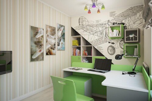 Дизайн-проект детской комнаты для мальчика в Астане-7