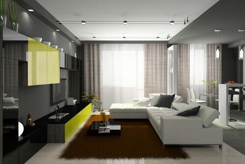 Дизайн-проект гостиной комнаты в Астане-8