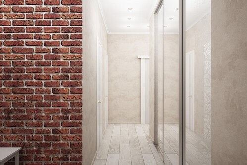 Дизайн-проект прихожей и коридора в Астане-4