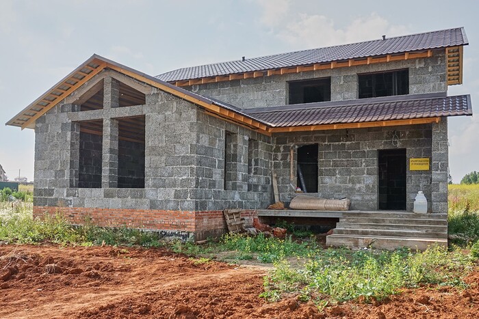 Строительство дома из арболита в Астане-3