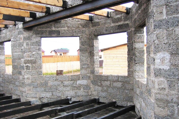 Строительство дома из арболита в Астане-4