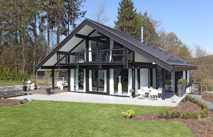 Строительство дома Шале в Астане 4