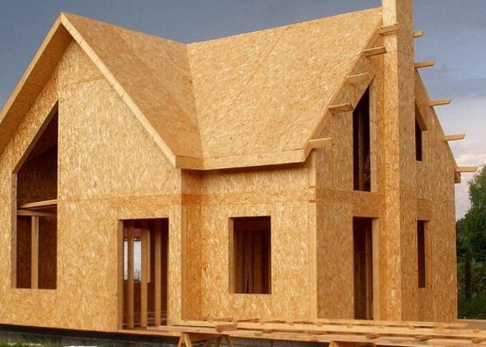 Строительство дома из СИП панелей в Астане-4