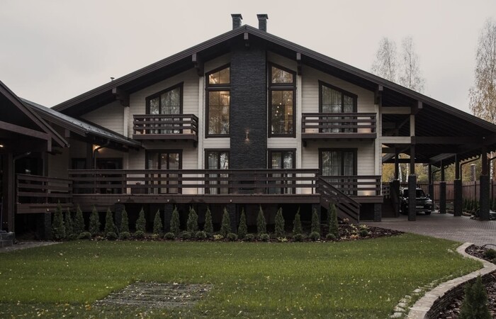 Строительство дома Шале в Астане 2