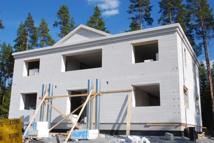 Строительство дома из газобетона в Астане-4