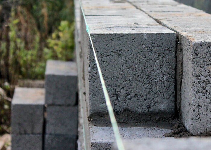 Строительство дома из шлакоблока в Астане-2