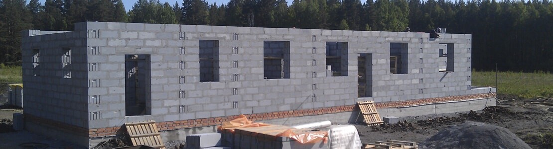 Строительство дома из газоблока в Алматы от компании Кромвель