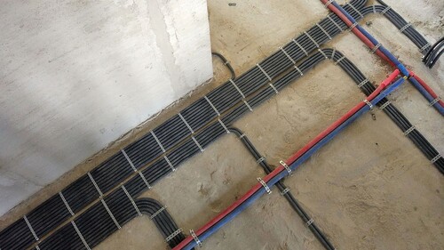 Прокладка кабеля и монтаж электропроводки-4