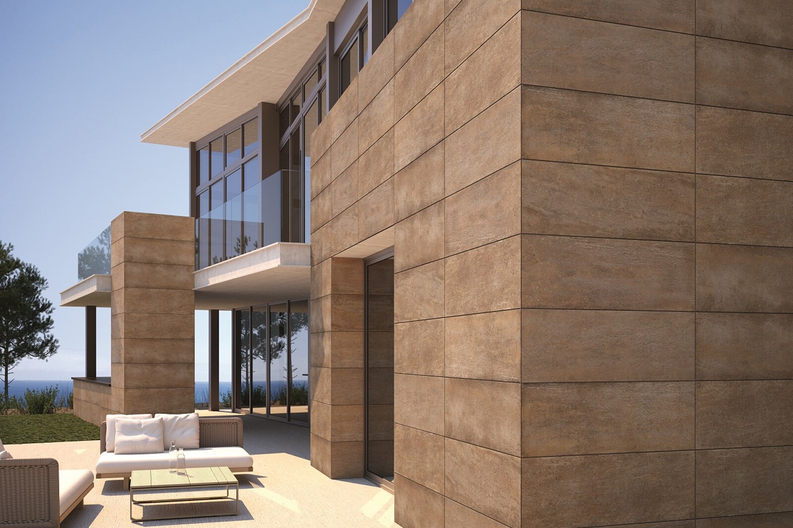 Керамогранитная плитка в современной архитектуре