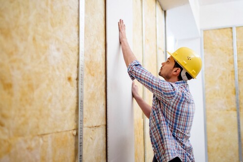 Стены и потолок из гипсокартона, закрепление на каркас-1