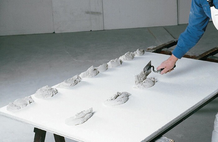 Монтаж гипсокартона на клей-1