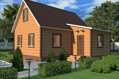 Строительство быстровозводимого дома в Астане от компании Кромвель