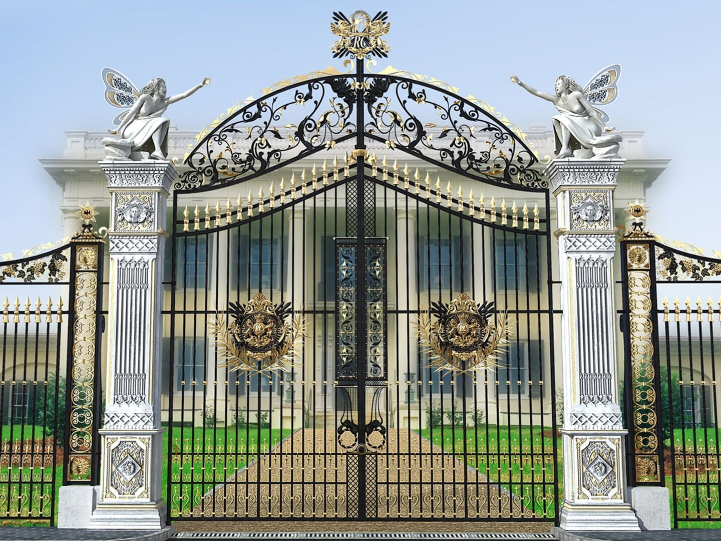Кованые ворота 