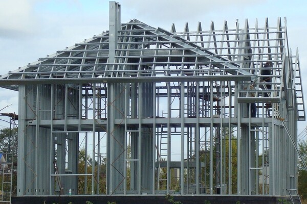 Каркас дома из металлоконструкций