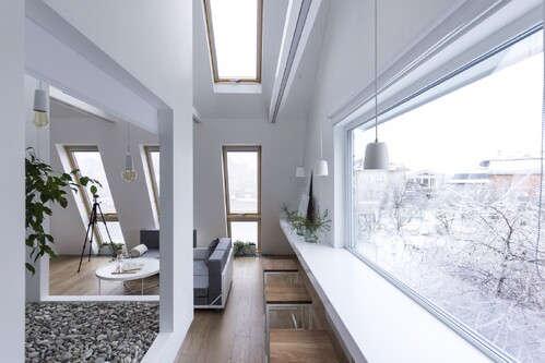 Окна прямоугольной формы в интерьере