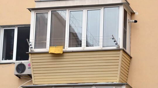 Отделка балконов и лоджий в Астане