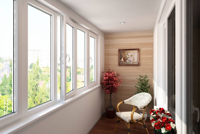 Теплое остекление