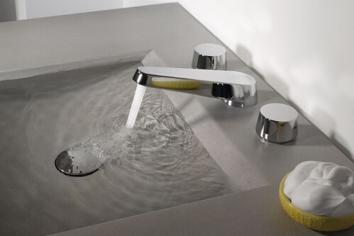 Встроенный смеситель с горизонтальной установкой