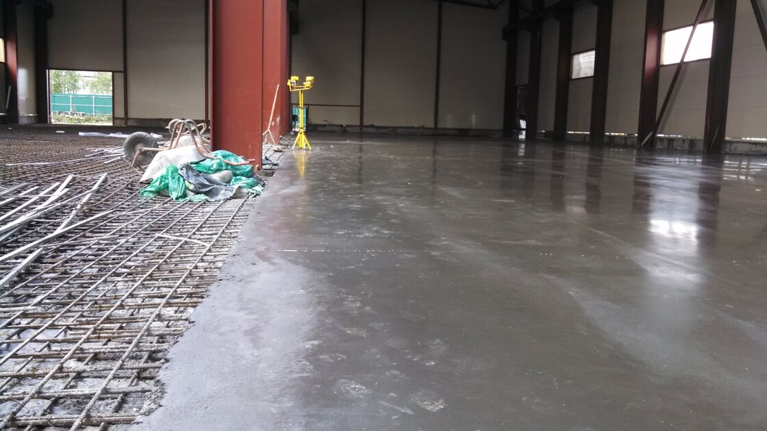 Устройство промышленных бетонных полов