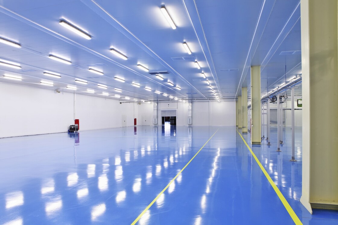 Наливной промышленный пол