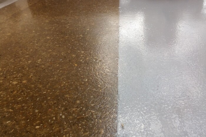 Обеспыливание бетонных полов пропитками.