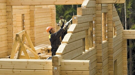 Строительство дома из клееного бруса в Алматы профессиональные проекты