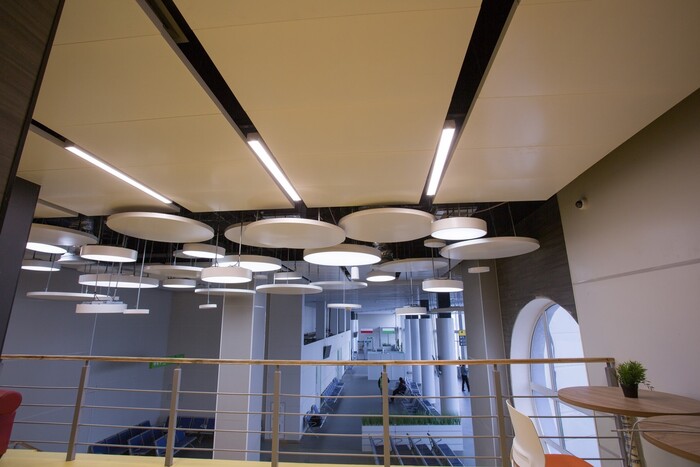 Кассетный потолок нестандартной формы