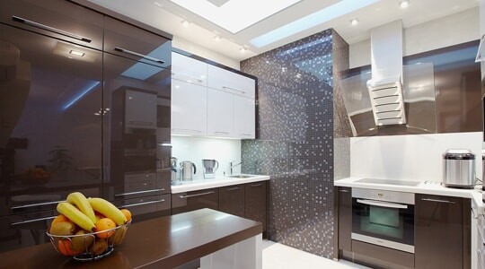 Ремонт кухни в Астане с мебелью и материалами