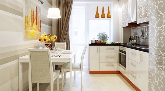 Ремонт маленькой кухни в хрущевке в Астане