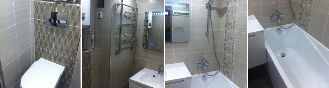 Ремонт ванной комнаты в Алматы от компании Кромвель