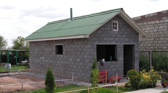 Строительство дома из шлакоблока в Алматы профессиональные проекты