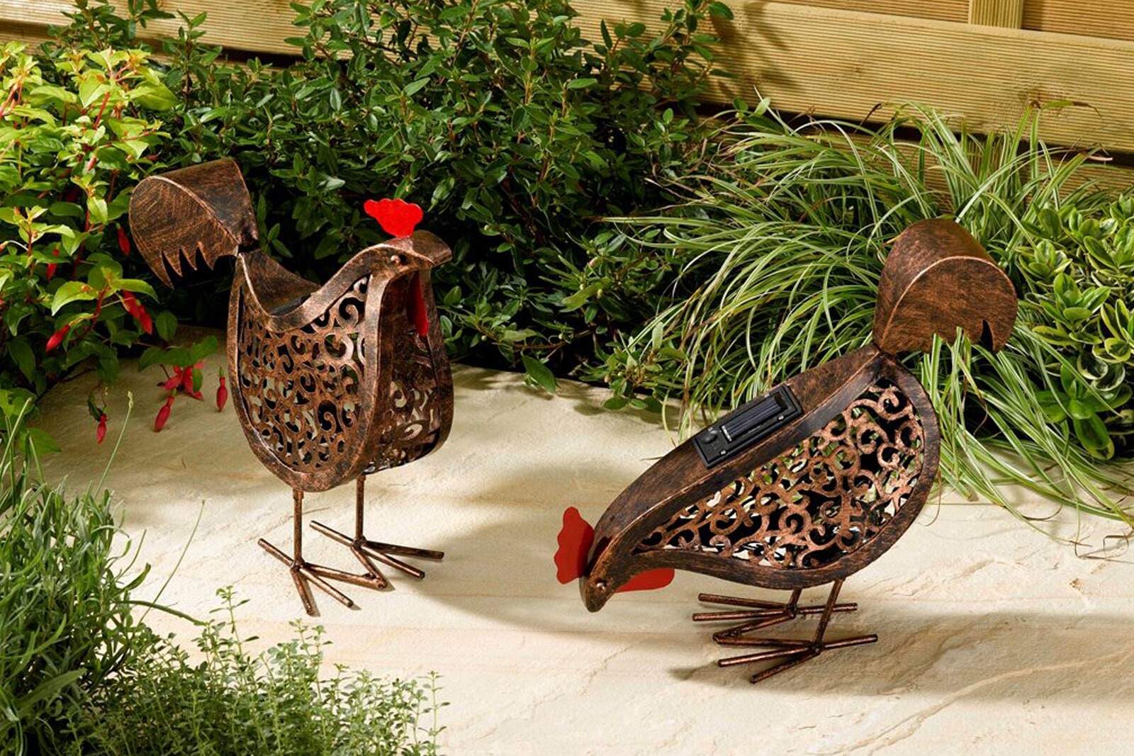 Металлическая скульптура для дачи