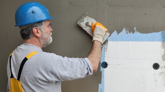 Штукатурка стен по сетке в Астане