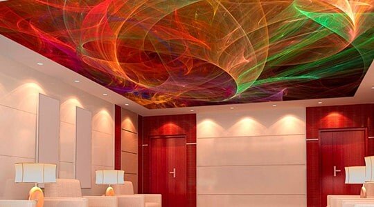 Натяжной потолок 3D