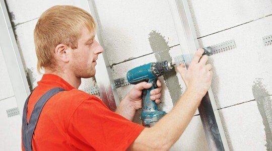 Выравнивание стен гипоскартоном в Алматы быстро и недорого