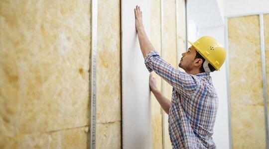 Выравнивание стен гипоскартоном в Алматы профессионально