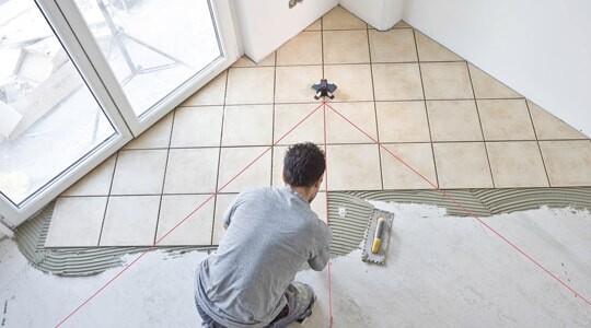 Укладка плитки на пол в Алматы недорого